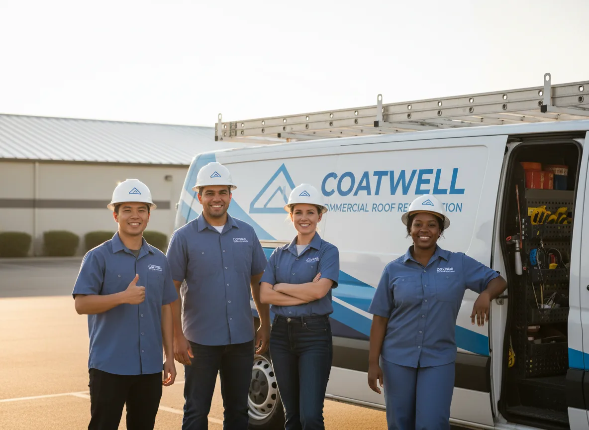 Commercial roof coating company in Jonesville, TX